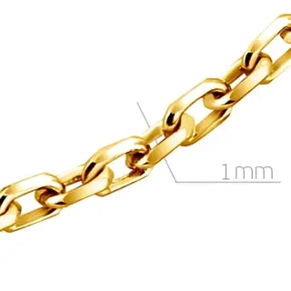 Цепь Бронницкий Ювелир 51045141445 45см 2,73гр. 