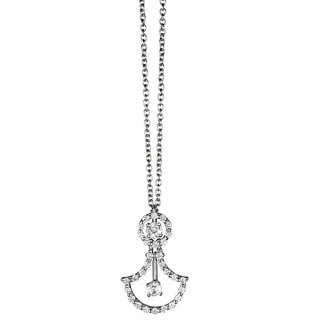 Колье Damiani 14039 д 45см 7гр 0,56ct. 