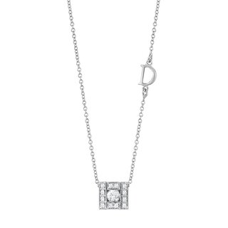 Колье Damiani 14266 д 45см 4,3гр 0,21ct. 