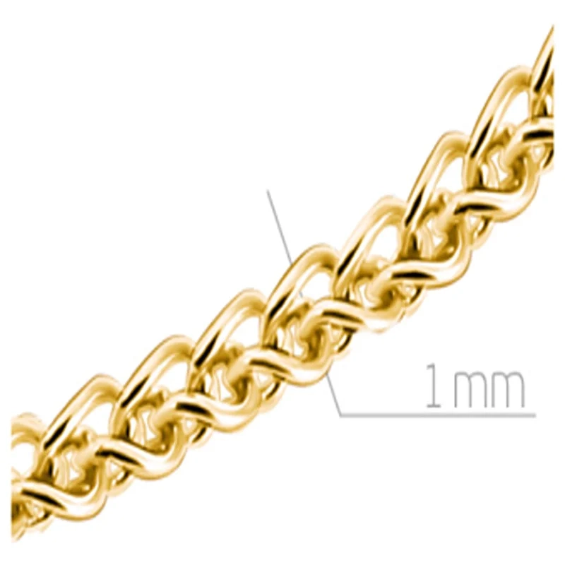 Цепь Бронницкий Ювелир 51030210050 50см 3,39гр. 