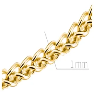 Цепь Бронницкий Ювелир 51030210050 50см 3,39гр. 