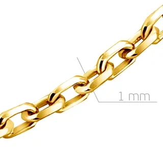 Цепь Бронницкий Ювелир 51035141750 50см 2,35гр. 