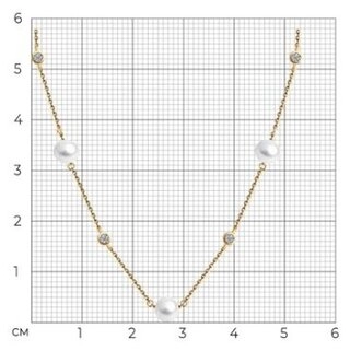 Колье Sokolov 79-70008_42 42см 3.31гр 