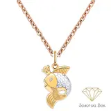 Колье Атолл Рыбка 5352_50  50см 3,68гр  - фото 3