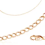 Цепь Бронницкий Ювелир 11035040145 45см 1,86гр.  - фото 2