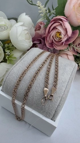 Цепь Ювелир Трейд 511106022 длина 50 см, вес 5.4 г золото, плетение ромб 