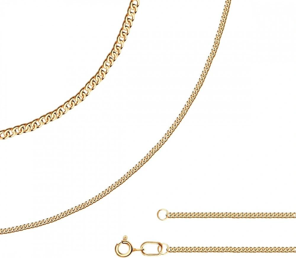 Цепь Ювелир Трейд 500304521 45см 1,95гр. 