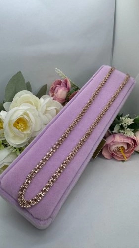 Цепь Костромское золото 5700007023 длина 55 см, вес 9.1 г золото, плетение бисмарк 