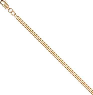 Цепь КРАСЦВЕТМЕТ НЦ 12-002 длина 45 см, вес 2.28 г золото, плетение нонна 