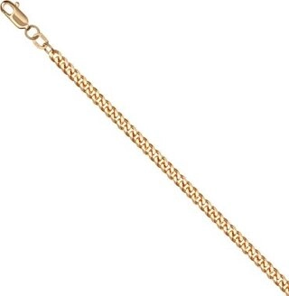 Цепь КРАСЦВЕТМЕТ НЦ 12-002 длина 45 см, вес 2.28 г золото, плетение нонна 