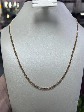 Цепь Exclusive Gold 555318488 длина 50 см, вес 3.8 г золото, плетение нонна 