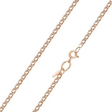 Цепь ADOR ADR161 длина 45 см, вес 2.29 г золото, плетение двойной ромб 