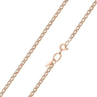 Цепь ADOR ADR161 длина 45 см, вес 2.29 г золото, плетение двойной ромб 