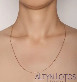 Цепь КРАСЦВЕТМЕТ НЦ15-265 длина 55 см, вес 4.7 г золото, плетение якорное 