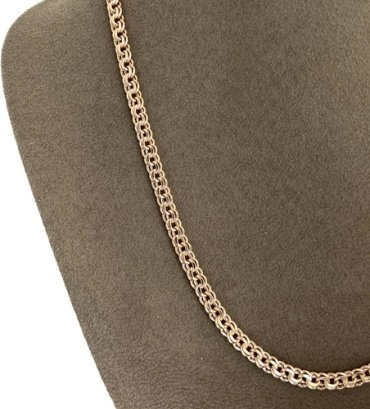 Цепь Luxury SP75319 длина 60 см, вес 11.9 г золото, плетение бисмарк 
