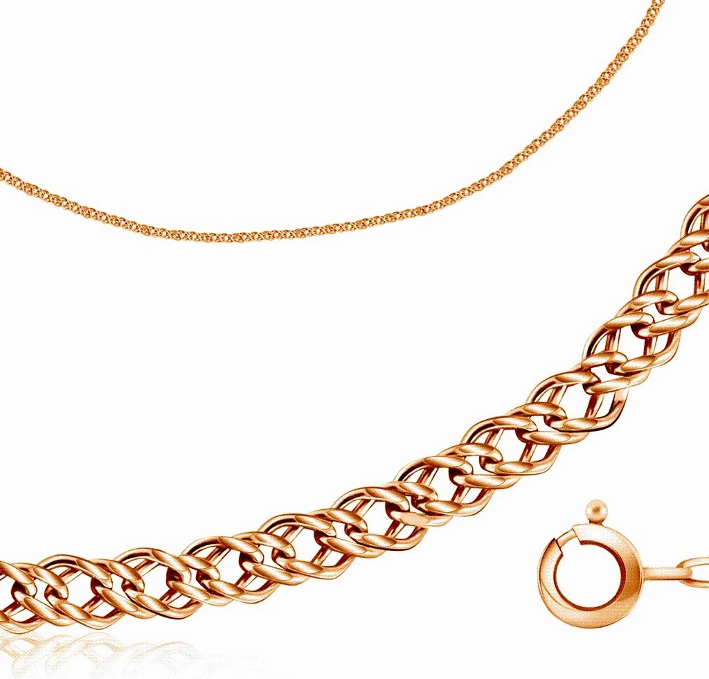 Цепь Ювелир Трейд 511105022 50см 3,88гр.