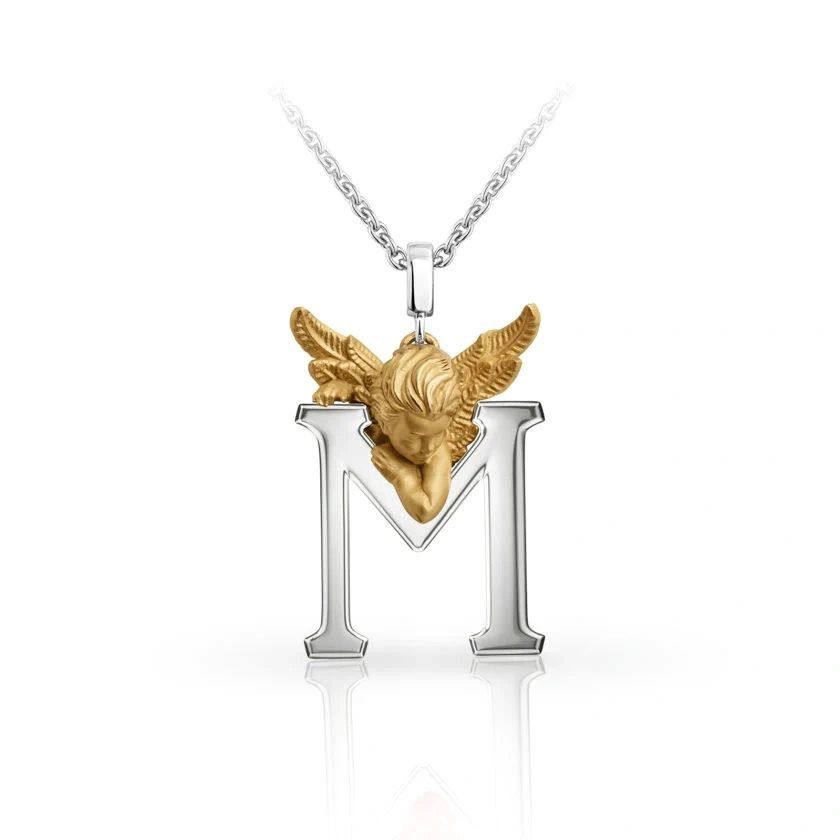 Колье Сarrera Буква M 367 6,27гр