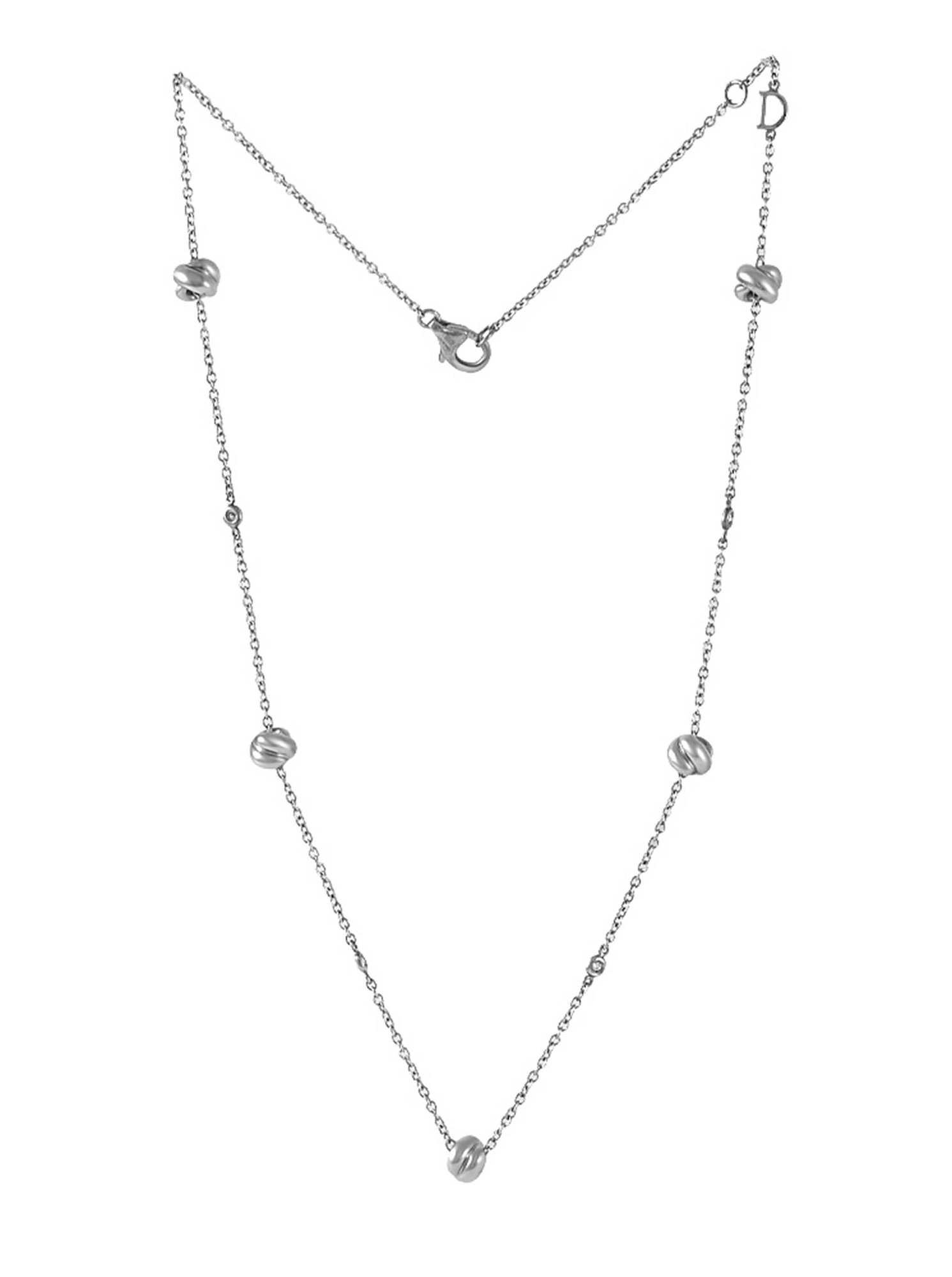 Колье Damiani 10866 д 45см 7,20гр 0,0440ct.