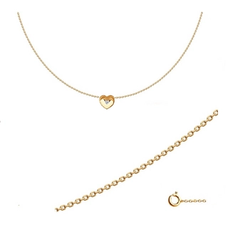 Sokolov алқасы Diamant A51-230-01325-1 45см 2.68гр.