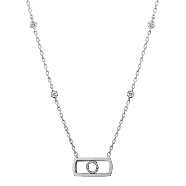 Колье RF 1614 45см 0,17ct. 5,89гр.