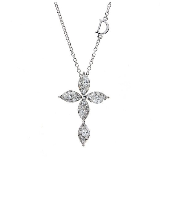 Колье Damiani 8839 д 45см 4,81гр 1,01ct.