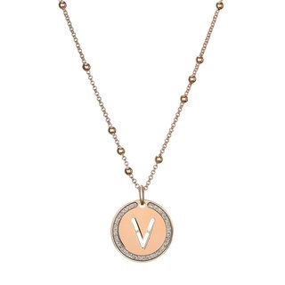 Колье Constella Bliss Буква V 1570 45см 27.1крт.