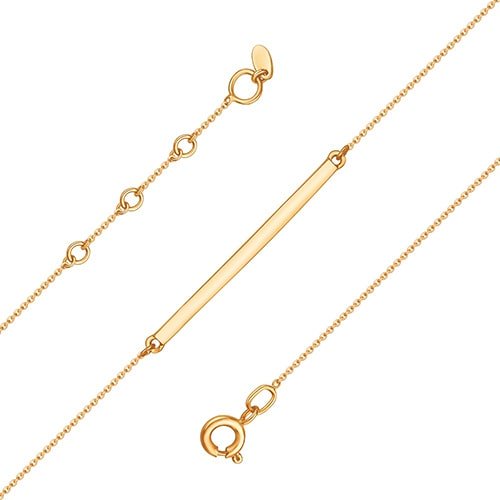 Колье Костромской Ювелирный Завод 14040101 50см 1,61гр. 