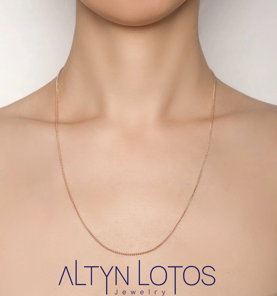 Цепь Бронницкий Ювелир 11030210055 55см 3,66гр. 