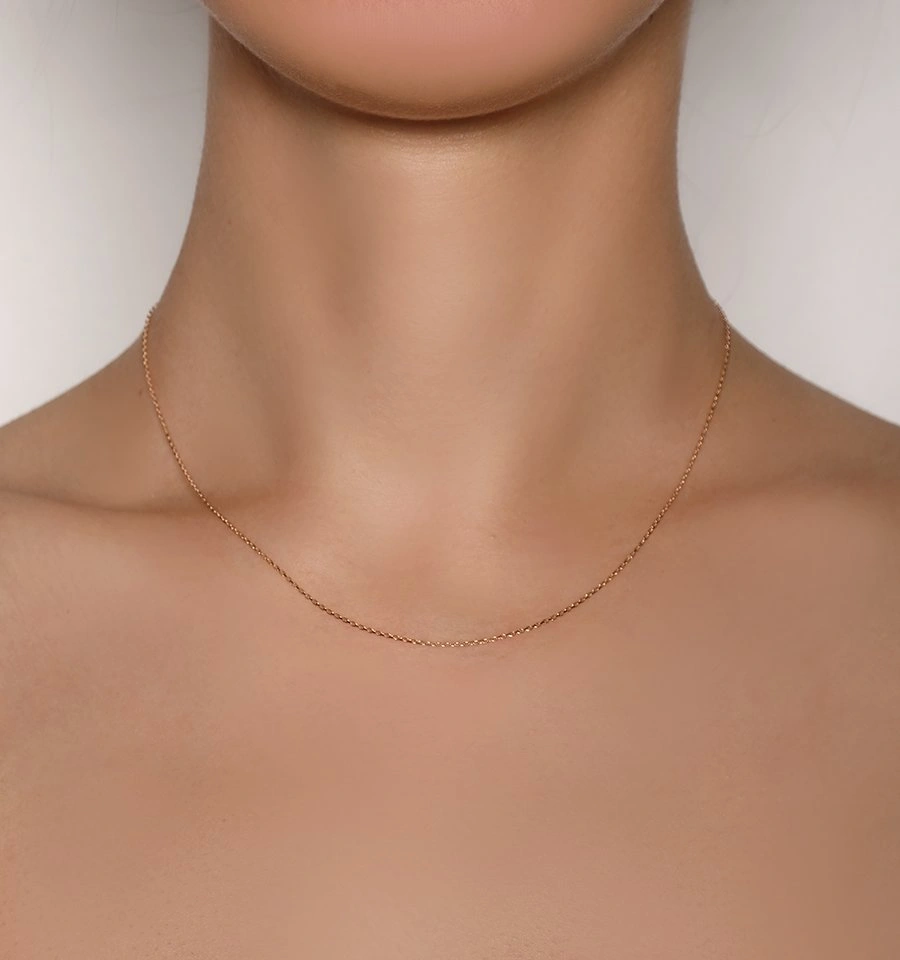 Цепь Бронницкий Ювелир 11030141740 40см 1,54гр. 