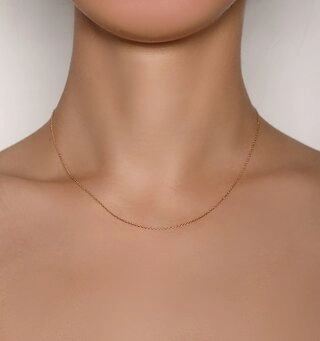 Цепь Бронницкий Ювелир 11030141740 40см 1,54гр. 