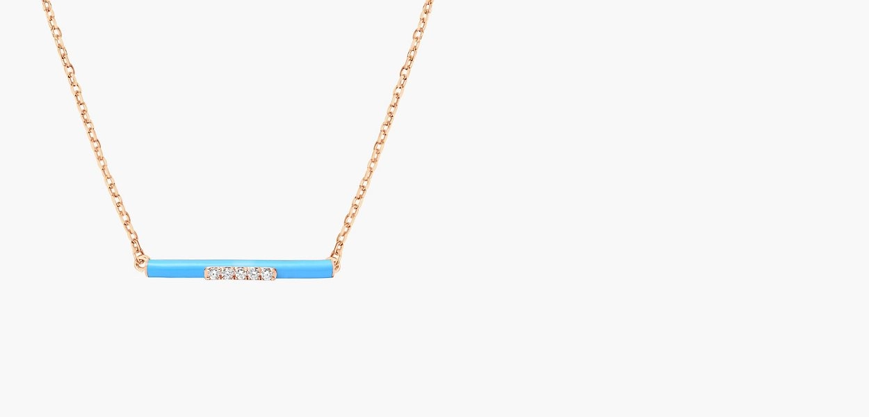 Колье Djula 643 45см 2,129гр 0,03ct. 