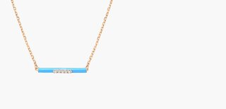 Колье Djula 643 45см 2,129гр 0,03ct. 