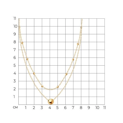 Колье Sokolov 070479 50см 2,90гр 