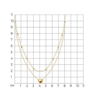 Колье Sokolov 070479 50см 2,90гр 