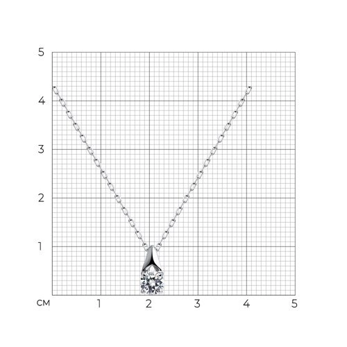 Колье Sokolov 070330-3 45см 2,17гр. 