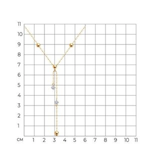 Колье Sokolov 070449 45см 2,36гр. 