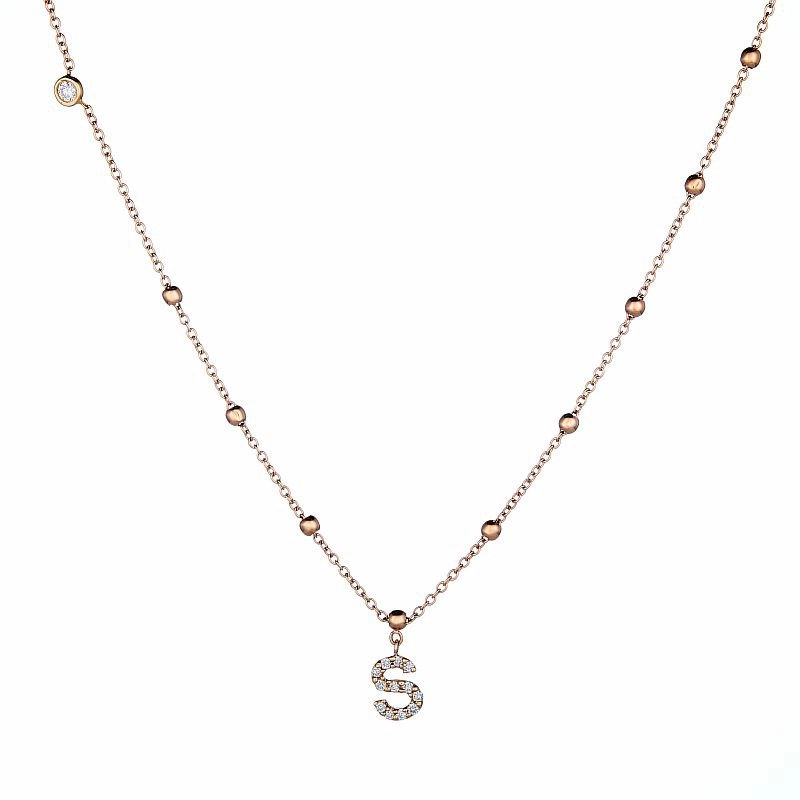 Колье Crivelli 4540/4447 crv 45см 7,1гр 1,05ct. 