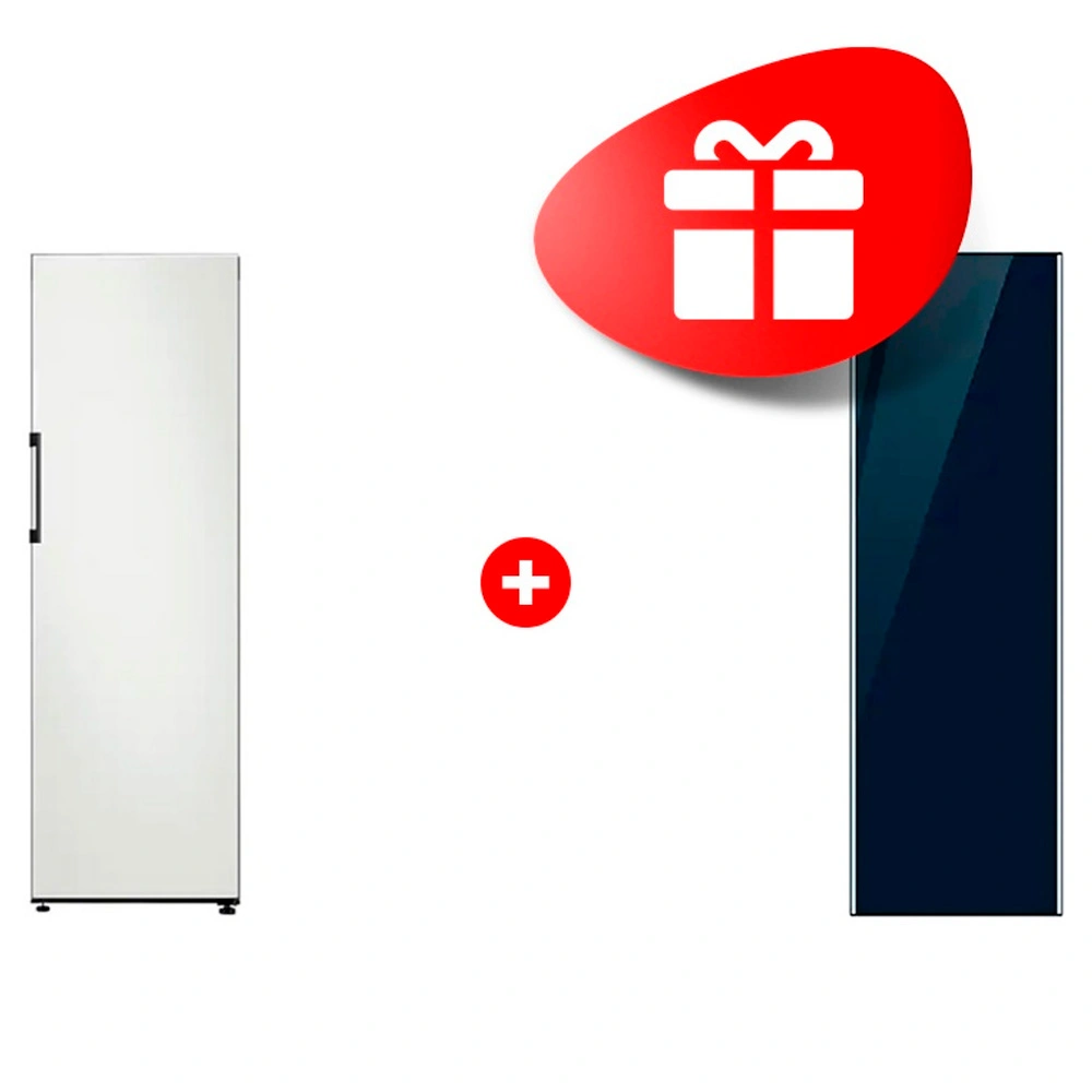 Комплект Декоративная панель Samsung RA-R23DAA41GG Синий + Холодильник Samsung BeSpoke RR39T7475AP/WT 