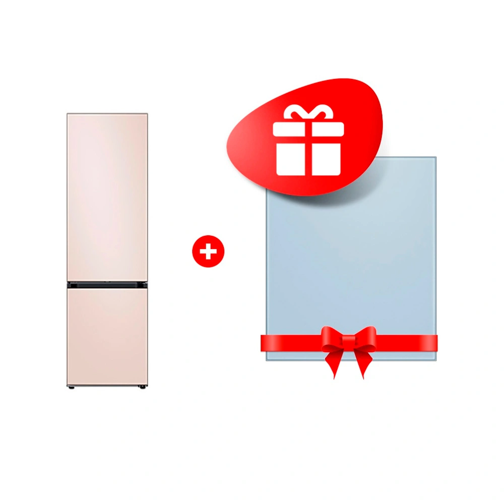 Комплект Декоративная панель для холодильника Samsung RA-B23EBB48GM + Холодильник Samsung RB38C7B6D39/WT 