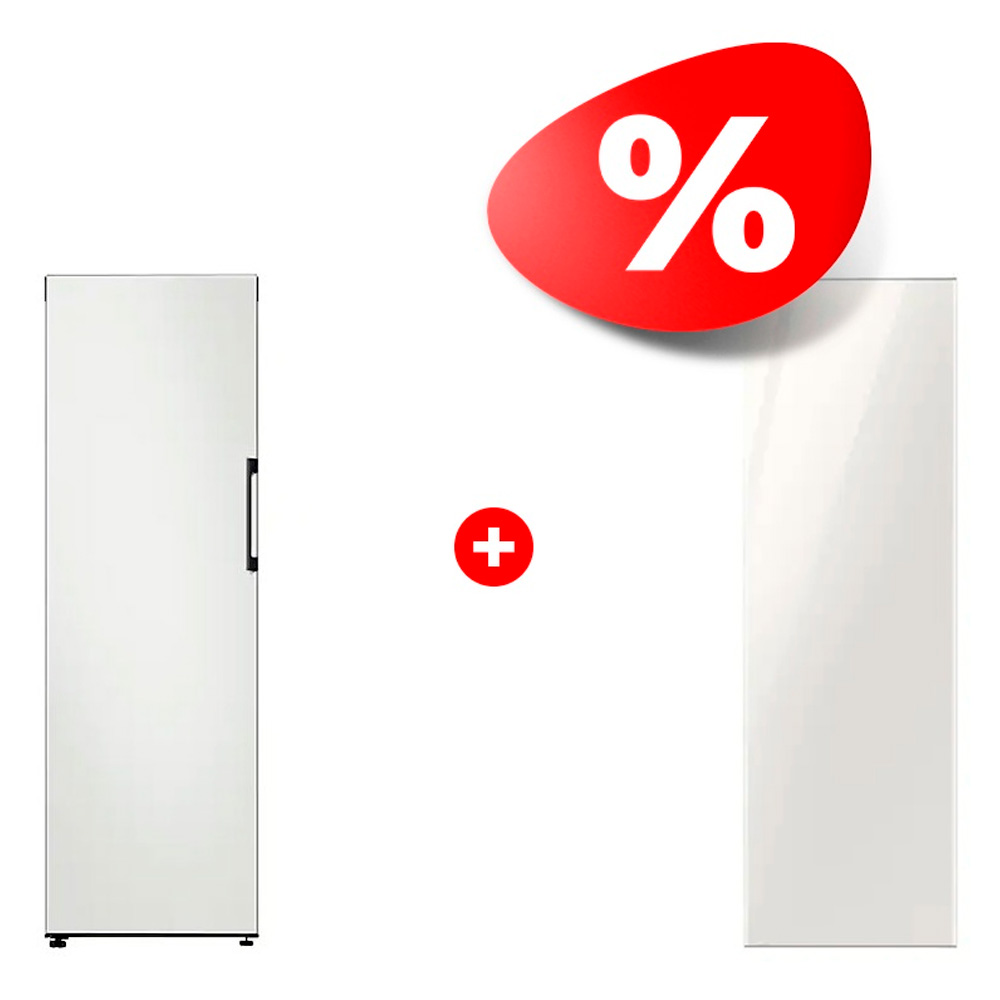 Жиынтық Samsung сәндік панелі RA-R23DAA35GG Ақ + Samsung мұздатқышы RZ32T7435AP/WT  Жиынтық Samsung сәндік панелі RA-R23DAA35GG Ақ + Samsung мұздатқышы RZ32T7435AP/WT