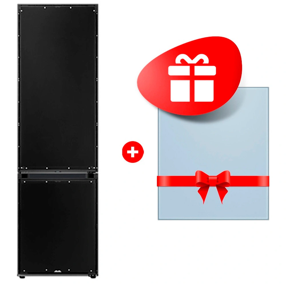 Комплект Декоративная панель для холодильника Samsung RA-B23EBB48GM + Холодильник Samsung RB38C7B6DAP/WT 