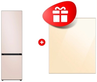 Жиынтық Сәндік тоңазытқышқа арналған панел / ваниль RA-B23EBB18GM + Холодильник Samsung RB38C7B6D39/WT 