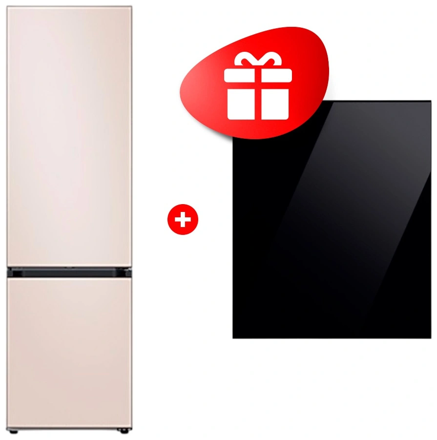 Жиынтық Декоративная панель для холодильника Samsung RA-B23EBB22GM + Холодильник Samsung RB38C7B6D39/WT 