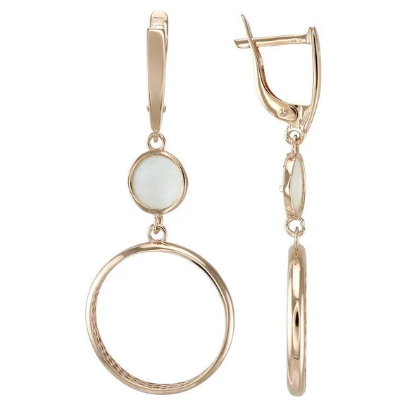 Серьги ЮФ Диана Ср-2469 4.6гр 