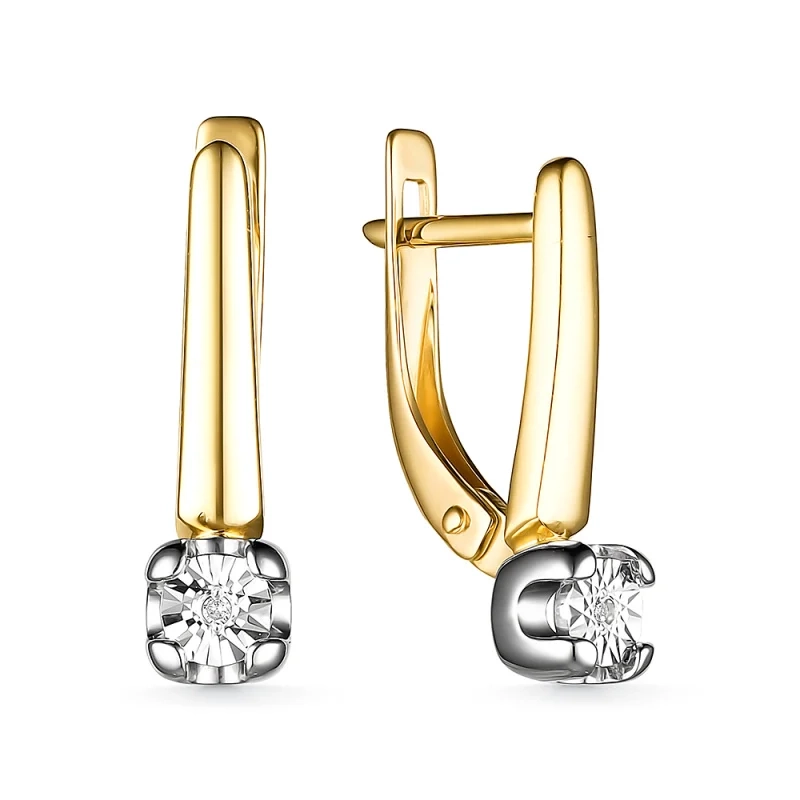 Серьги Goldos С561-320 2.2гр 