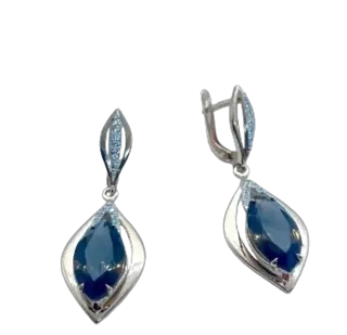 Серьги ЮФ Диана СД-396РТ 5.88гр 