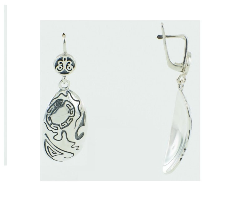 Серьги Кристалл-L С-05-05 8,8гр. 