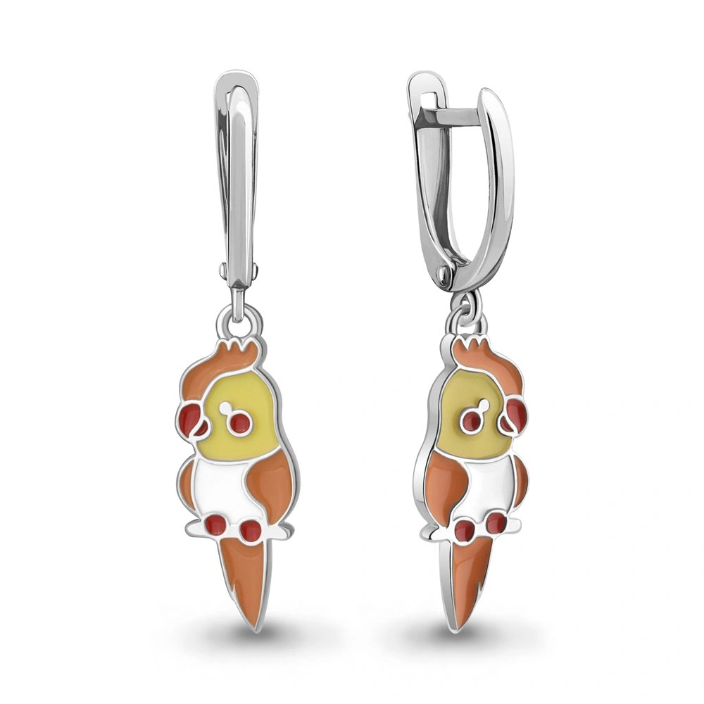 Серьги Aquamarine 34495 