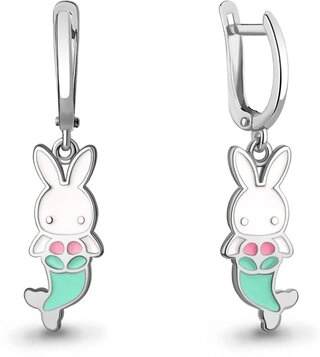 Серьги Aquamarine 34526 