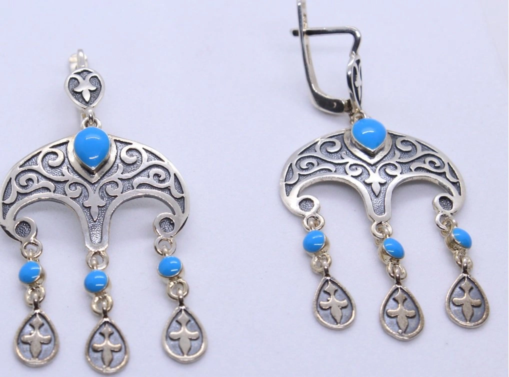 Серьги Кристалл-L С-35-78 7,2гр. 